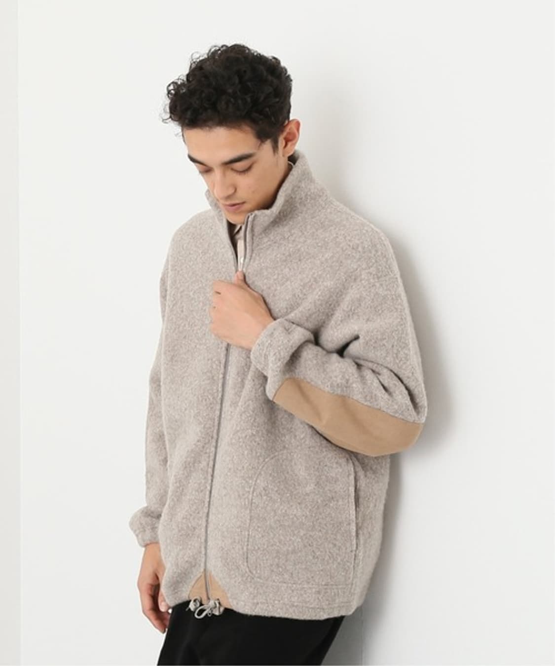 마카웨어 울 앙고라 집업 자켓 상품이미지4