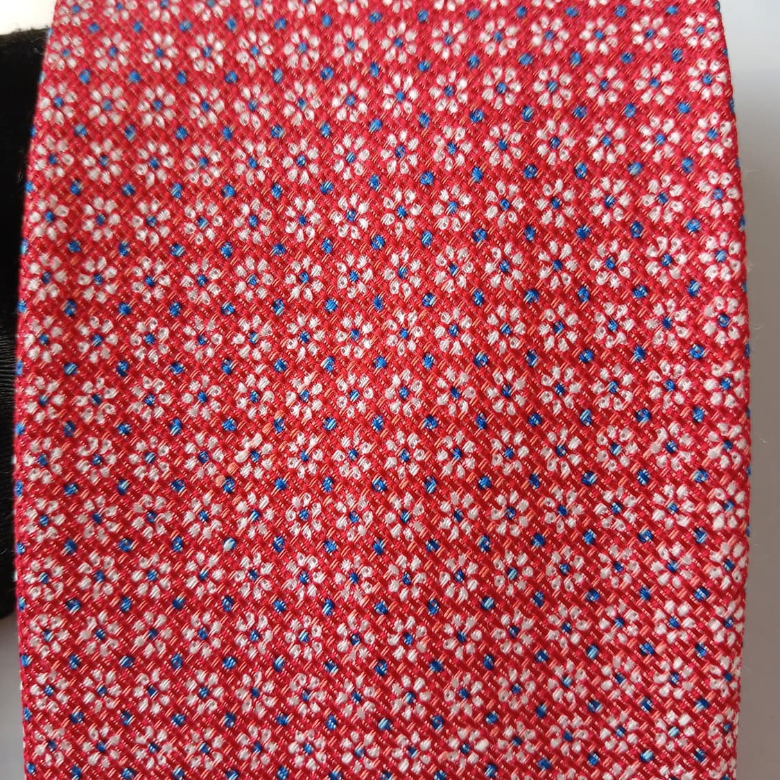 미쏘니 실크 플라워 마이크로 패턴 넥타이 8.6cm A+등급 A19808 상품이미지8