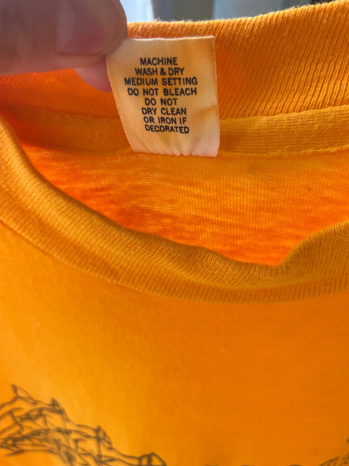 1980's Vintage Hanes Tee Made In U.S.A ​ 상품이미지4