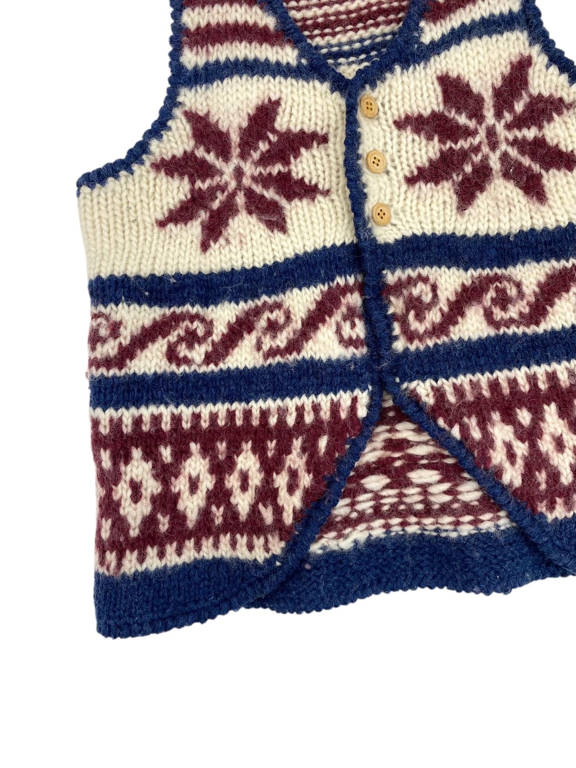 빔즈 하트 울 니트 베스트 상품이미지4