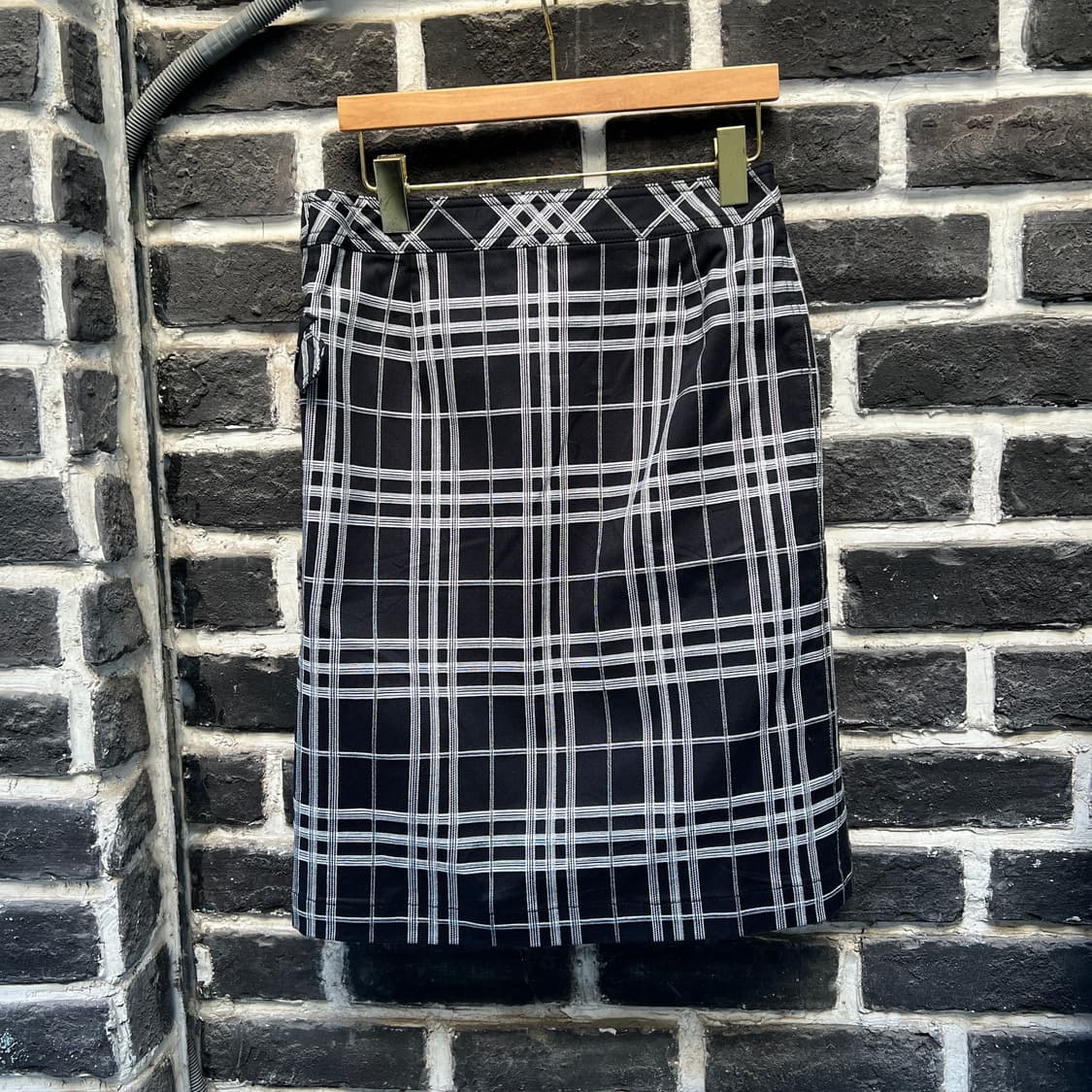 버버리 런던 체크 랩 스커트 상품이미지7