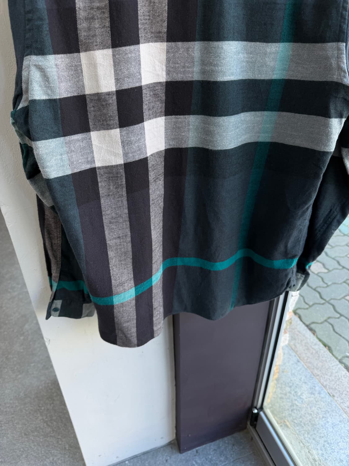 L/ 버버리 노바체크 코튼니팅 셔츠자켓 상품이미지8