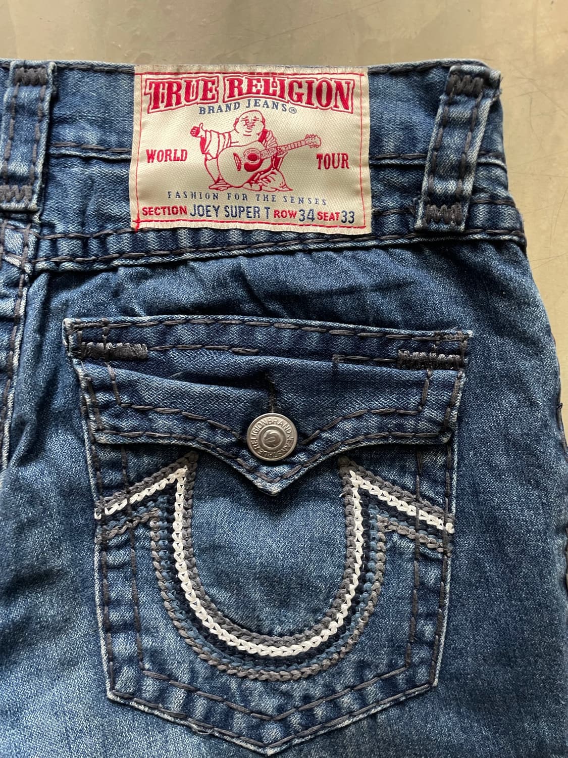 True Religion USA JOEY SUPER T 부츠컷 34x33 상품이미지10