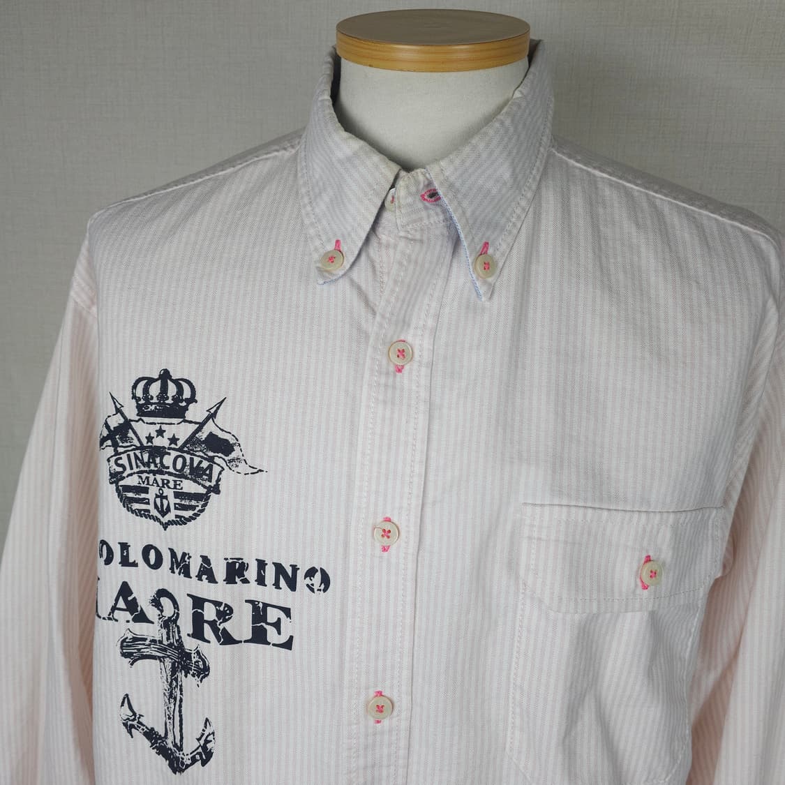 시나코바 긴팔남방 남자100사이즈  상품이미지2