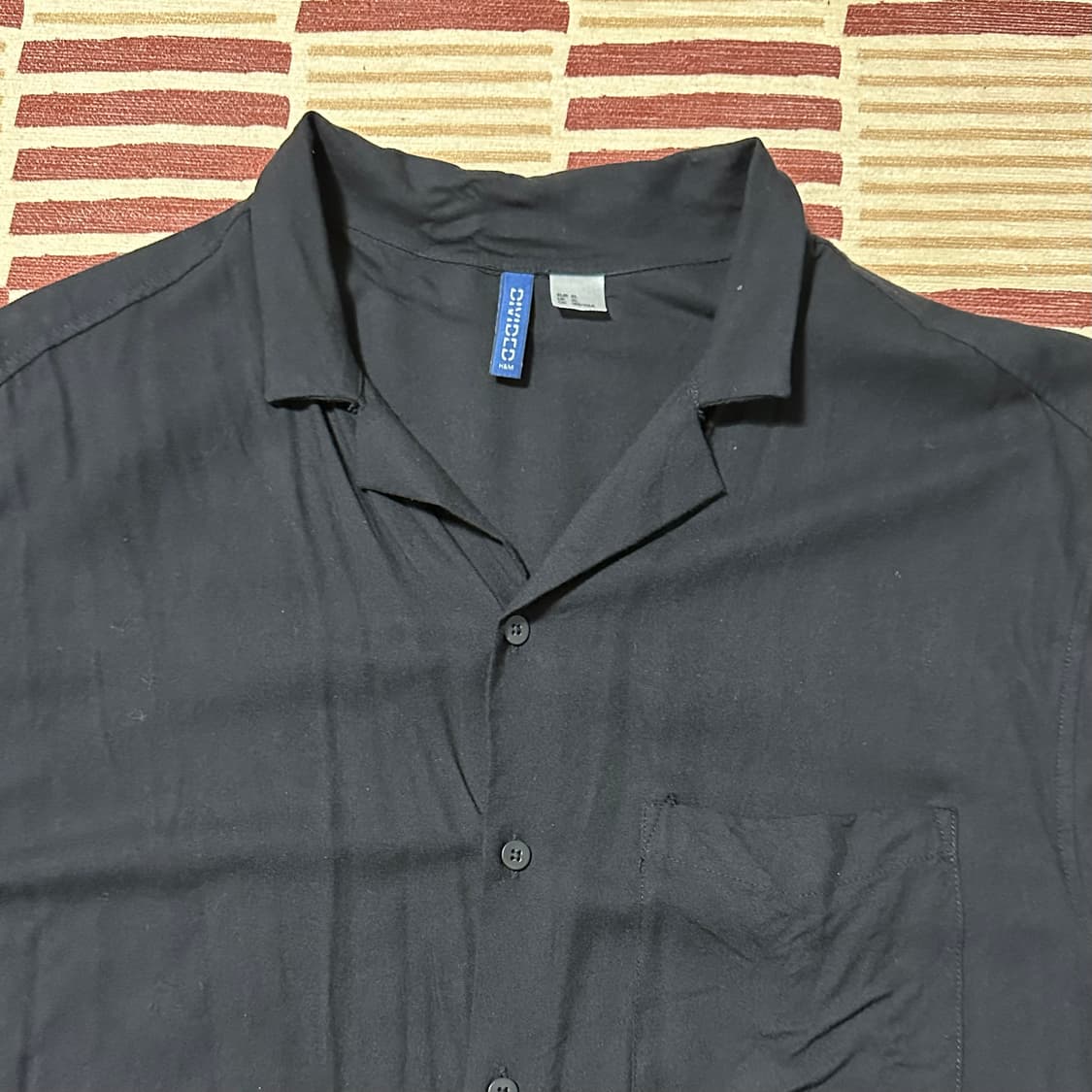 H&M 비스코스 레이온 반팔 셔츠 SIZE XL 상품이미지3