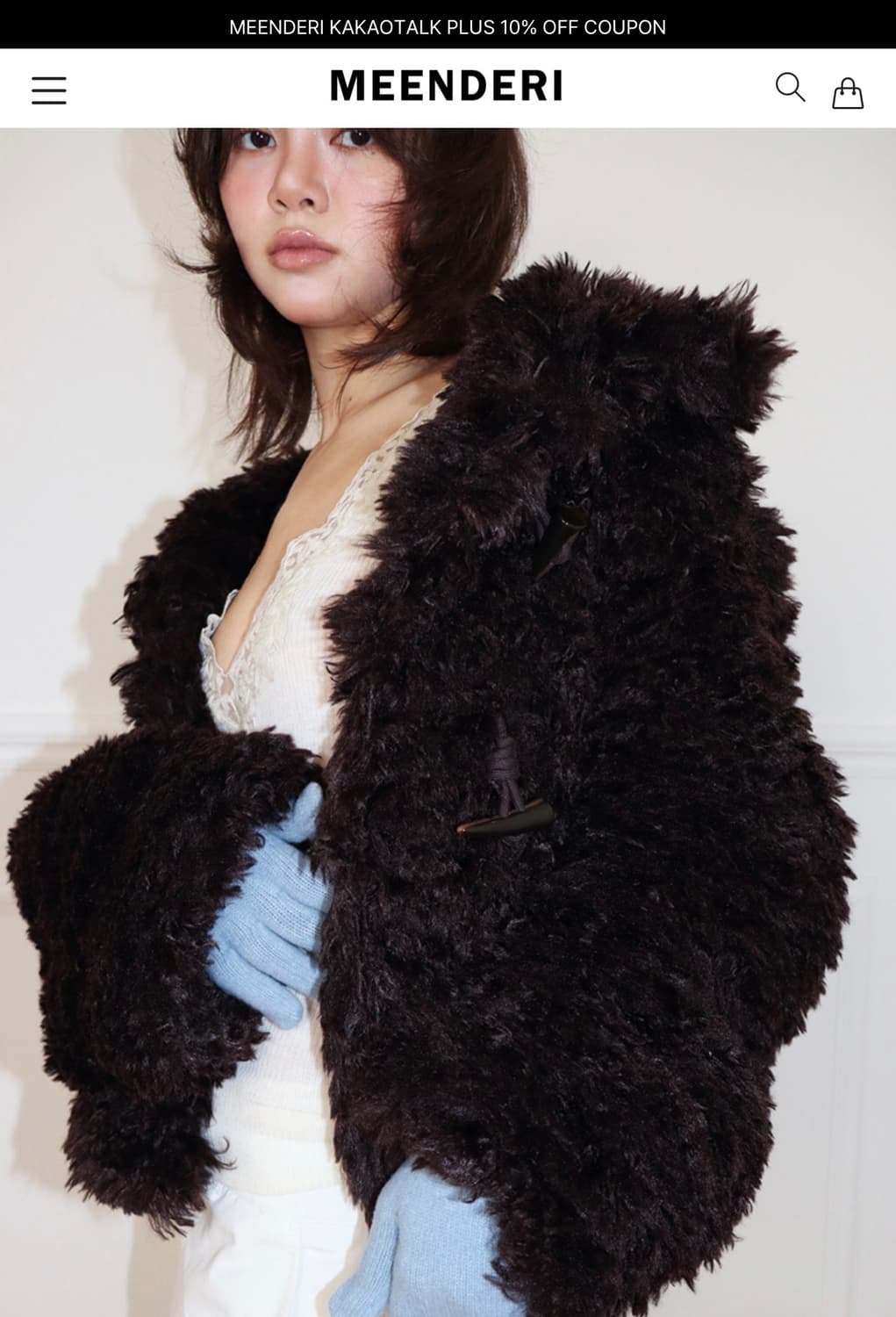 민더리 토글 퍼자켓 상품이미지1