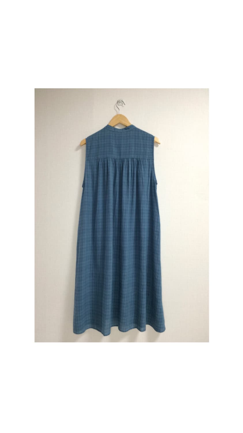 빈티지 차이나카라 슬리브리스 블루 원피스 상품이미지4