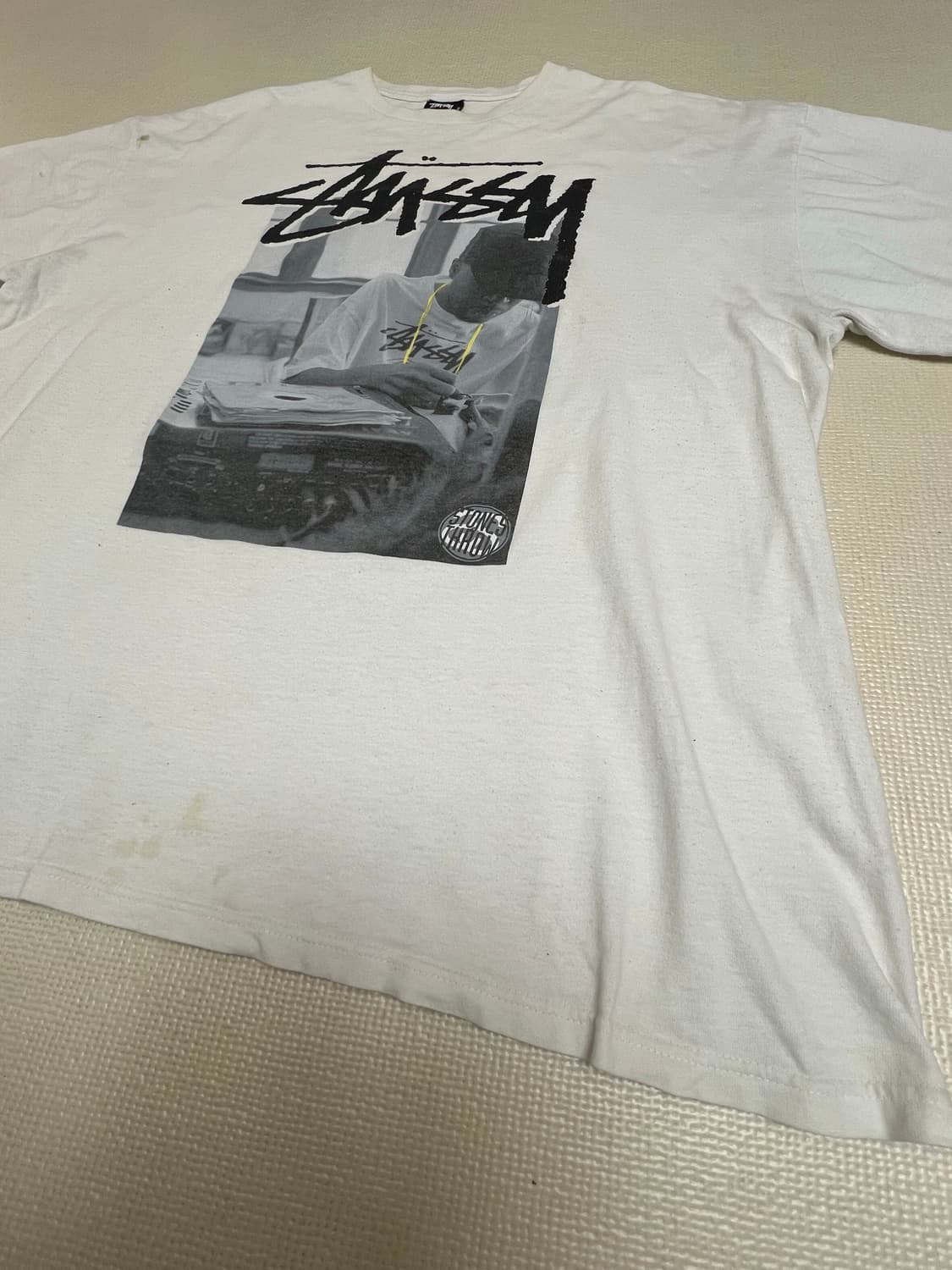 00s 빈티지 스투시 J딜라그래픽 티셔츠 XXL 상품이미지3