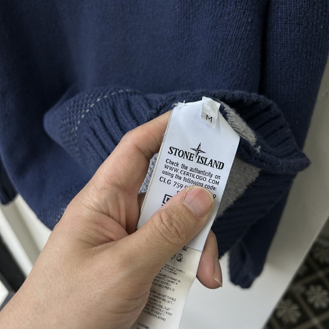 15713 - 스톤아일랜드 와펜 니트 상품이미지3