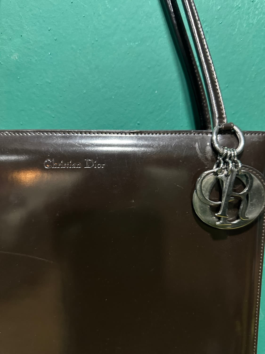 크리스찬디올 사각 숄더백 블랙 상품이미지2