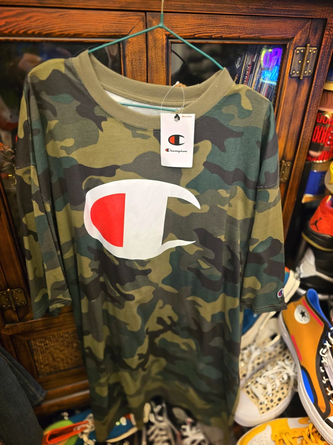 챔피온 Champion USA카모플라쥬 패턴 반팔 티셔츠 상품이미지3