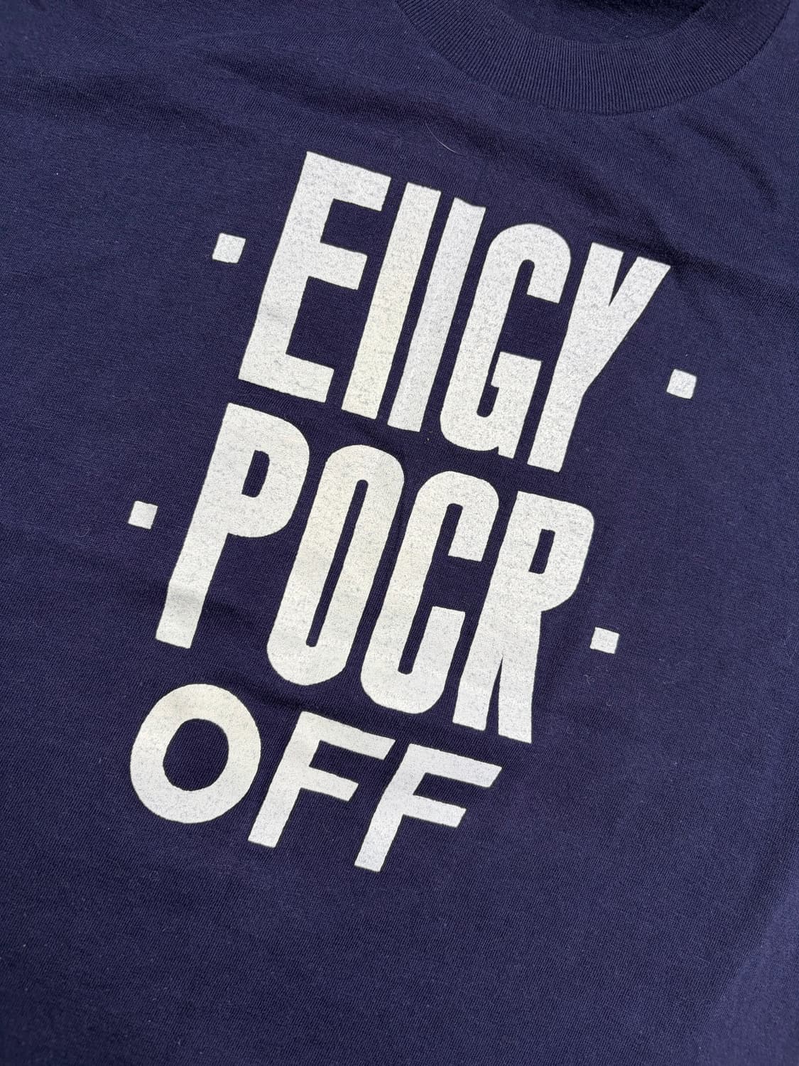 90s Fuck Off Tee (navy) 상품이미지4