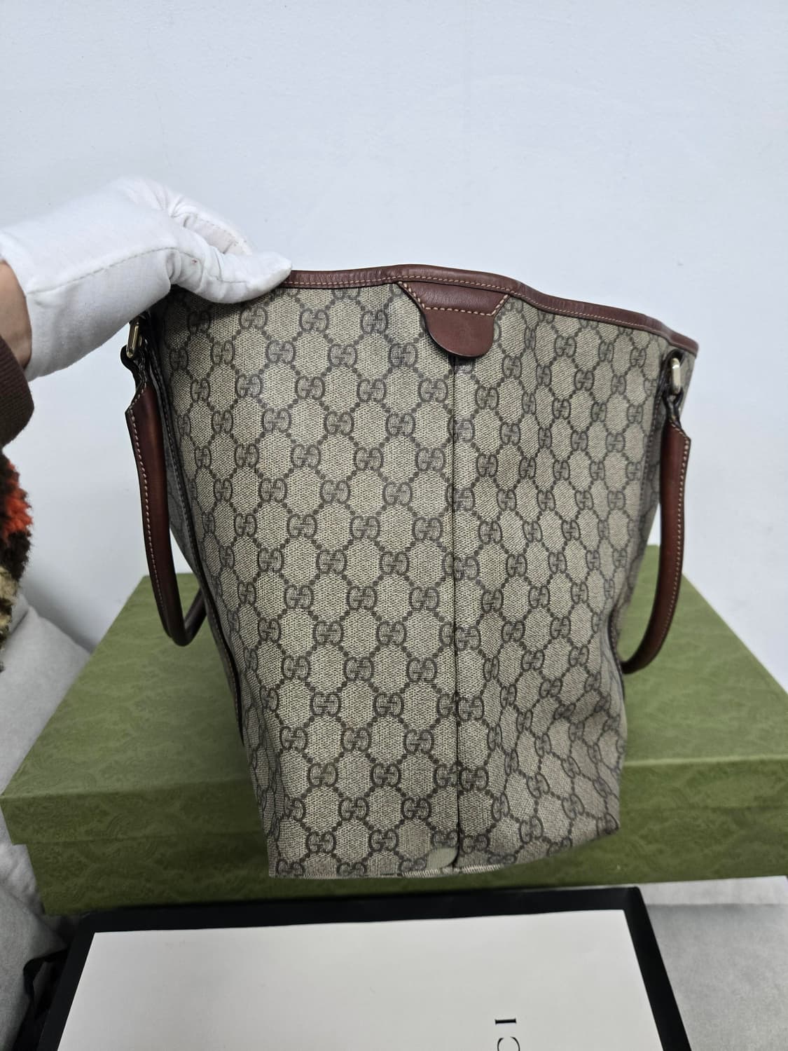 [보증서 정품]구찌 시그니처 토트백 상품이미지2