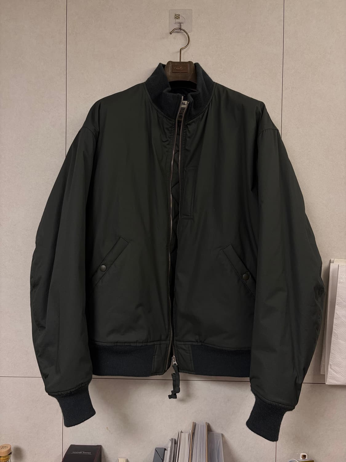 나나미카 바시티 자켓 모스 L 상품이미지1