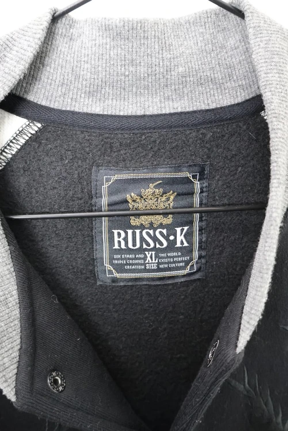 RUSS-K Eagle Embroidered Varsity Jacket 상품이미지4