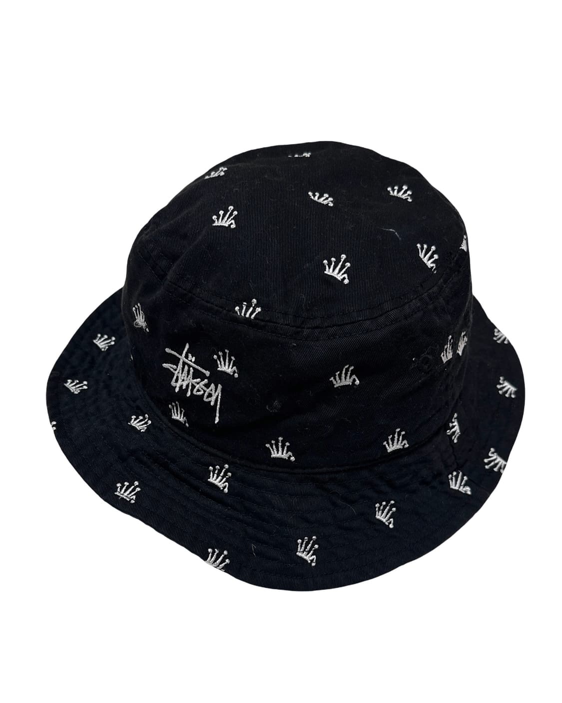 스투시 크라운 블랙 버킷햇 상품이미지2
