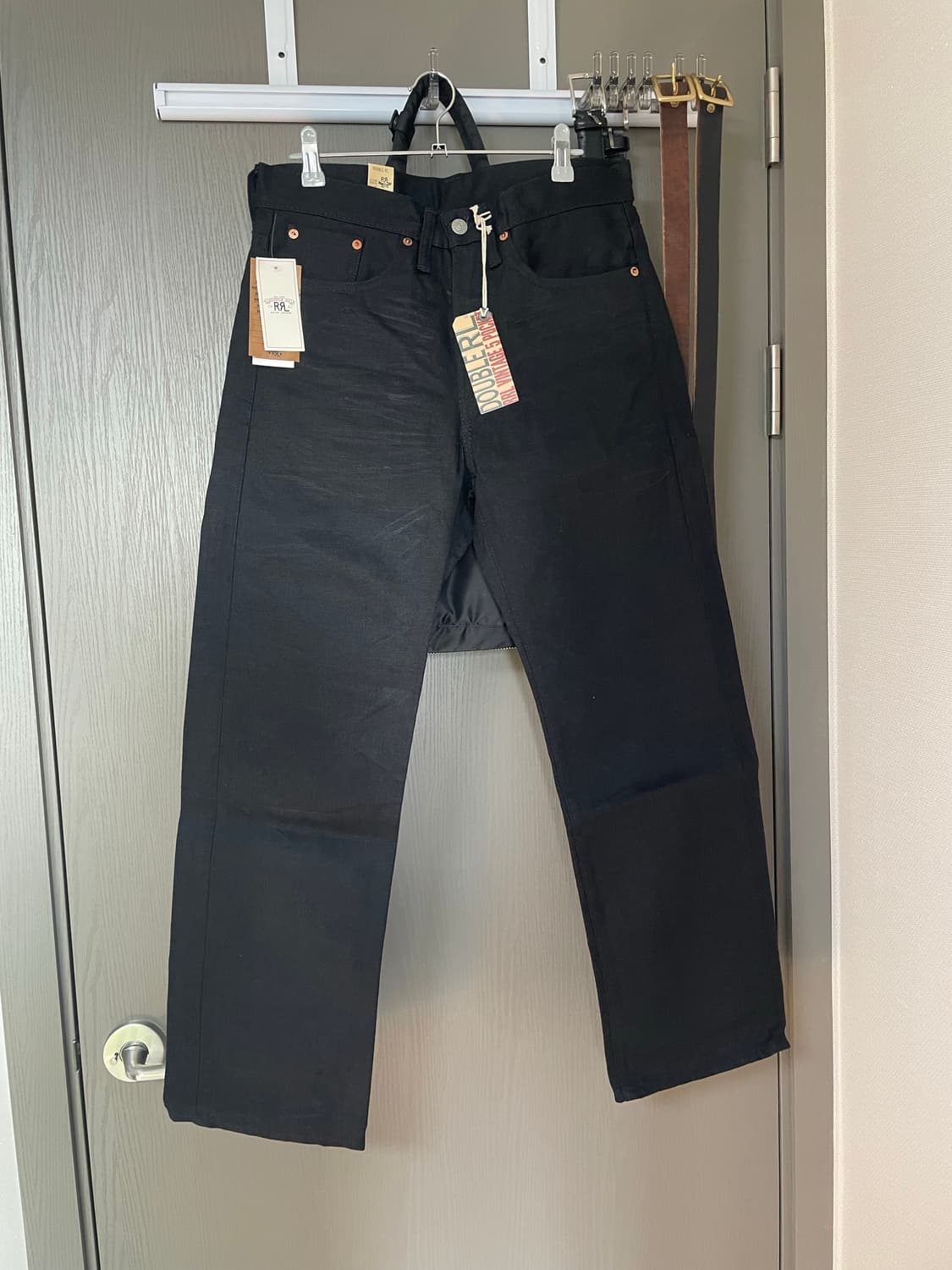 [W29/L30] RRL 빈티지 파이브포켓 블랙온블랙 (새상품) 상품이미지1