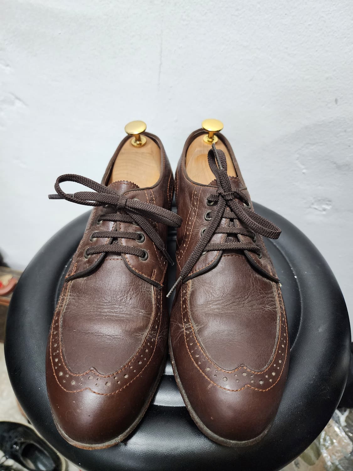 커스텀멜로우 유니온 메이드 브라운 윙팁 상품이미지2