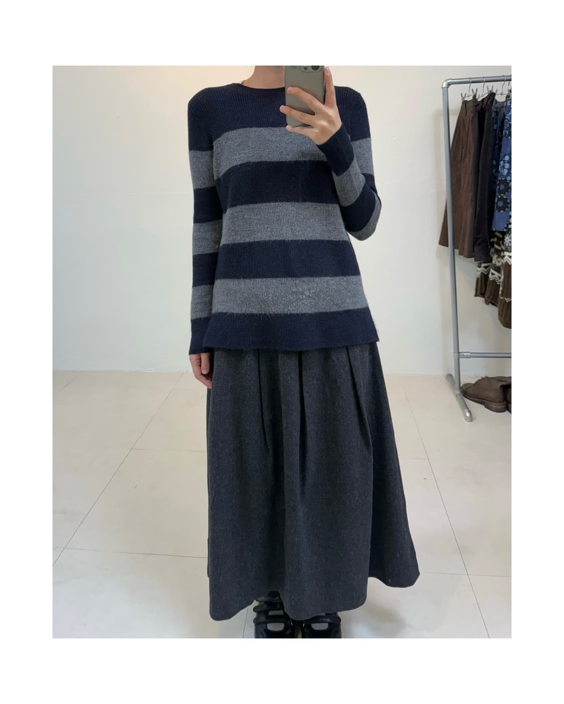 빈티지 알파카 니트 상품이미지5