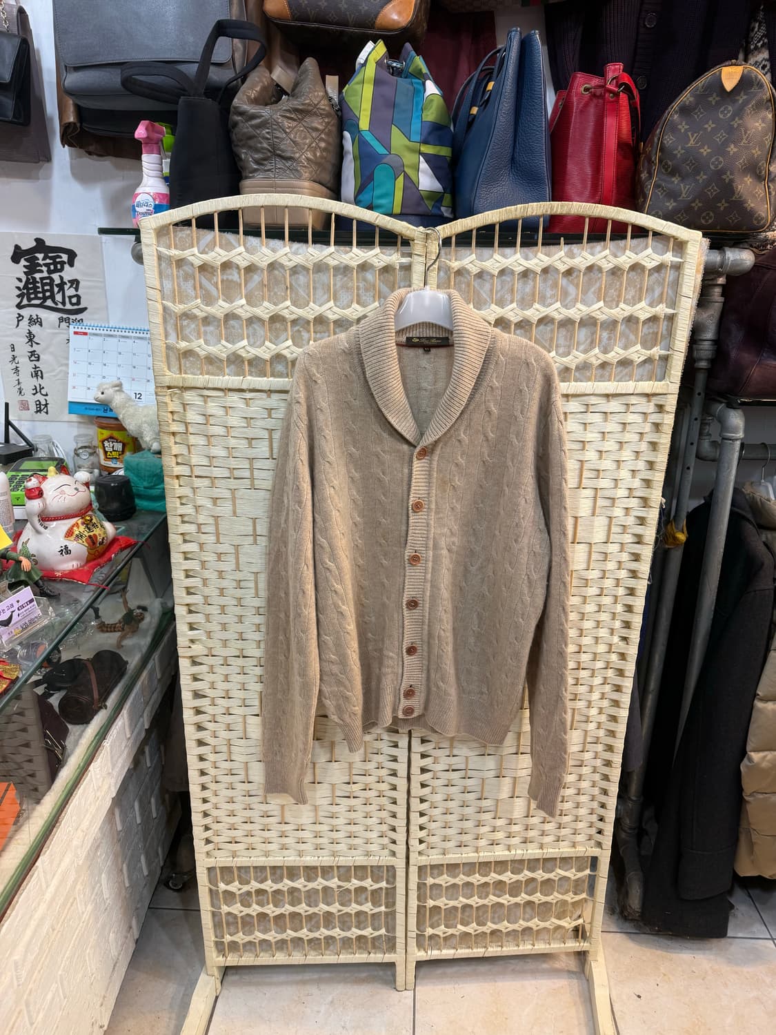 50/100 정품 로로피아나 캐시미어 가디건 팝니다 상품이미지1