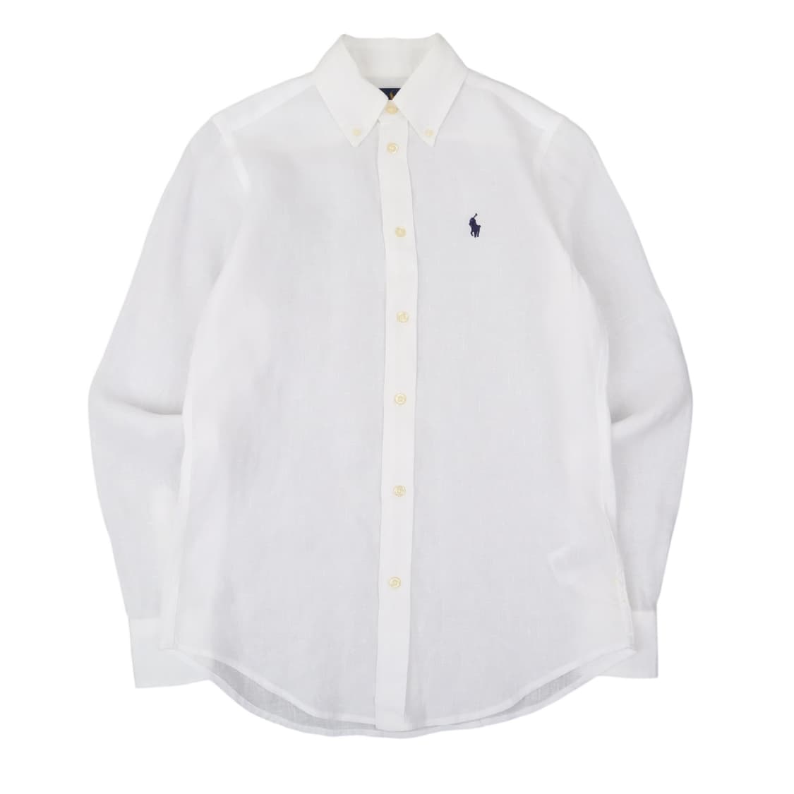 폴로 랄프로렌 화이트 린넨 클래식핏 셔츠 상품이미지1
