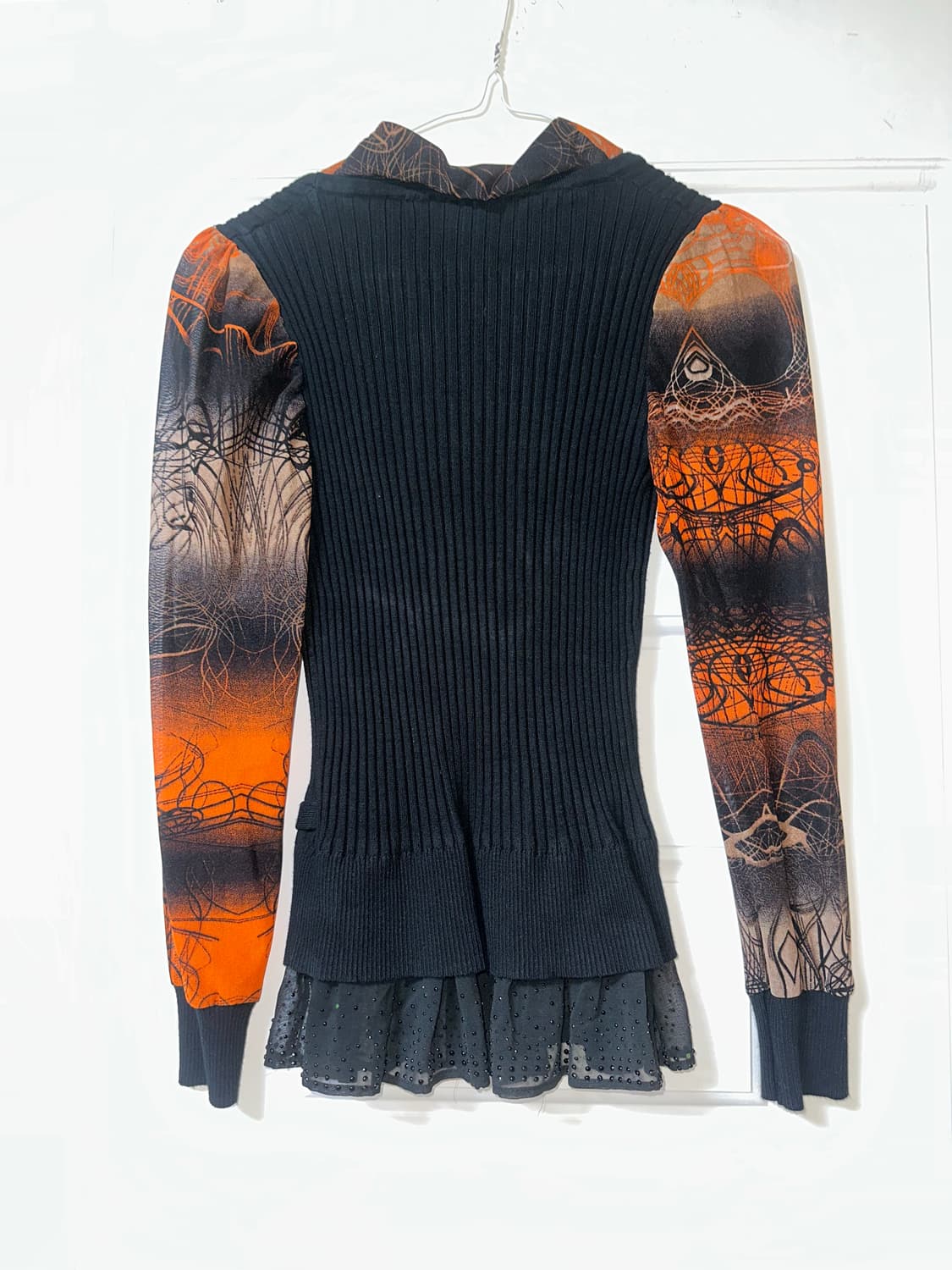 오리엔탈 갸루 빈티지 블라우스 상품이미지2