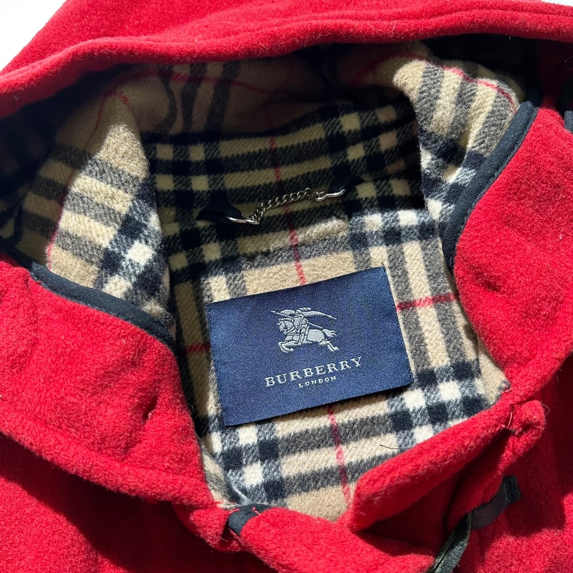 버버리 노바체크 안감 더플 떡볶이 코트 상품이미지4