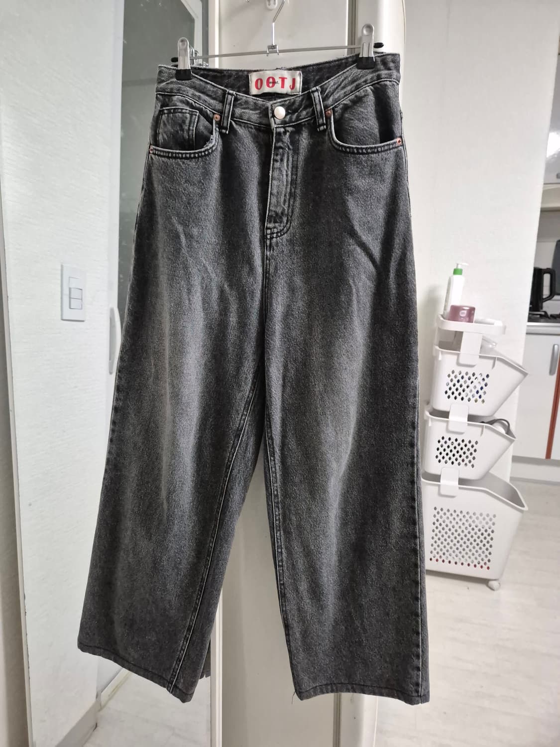 OOTJ 흑청 데님 청바 상품이미지1