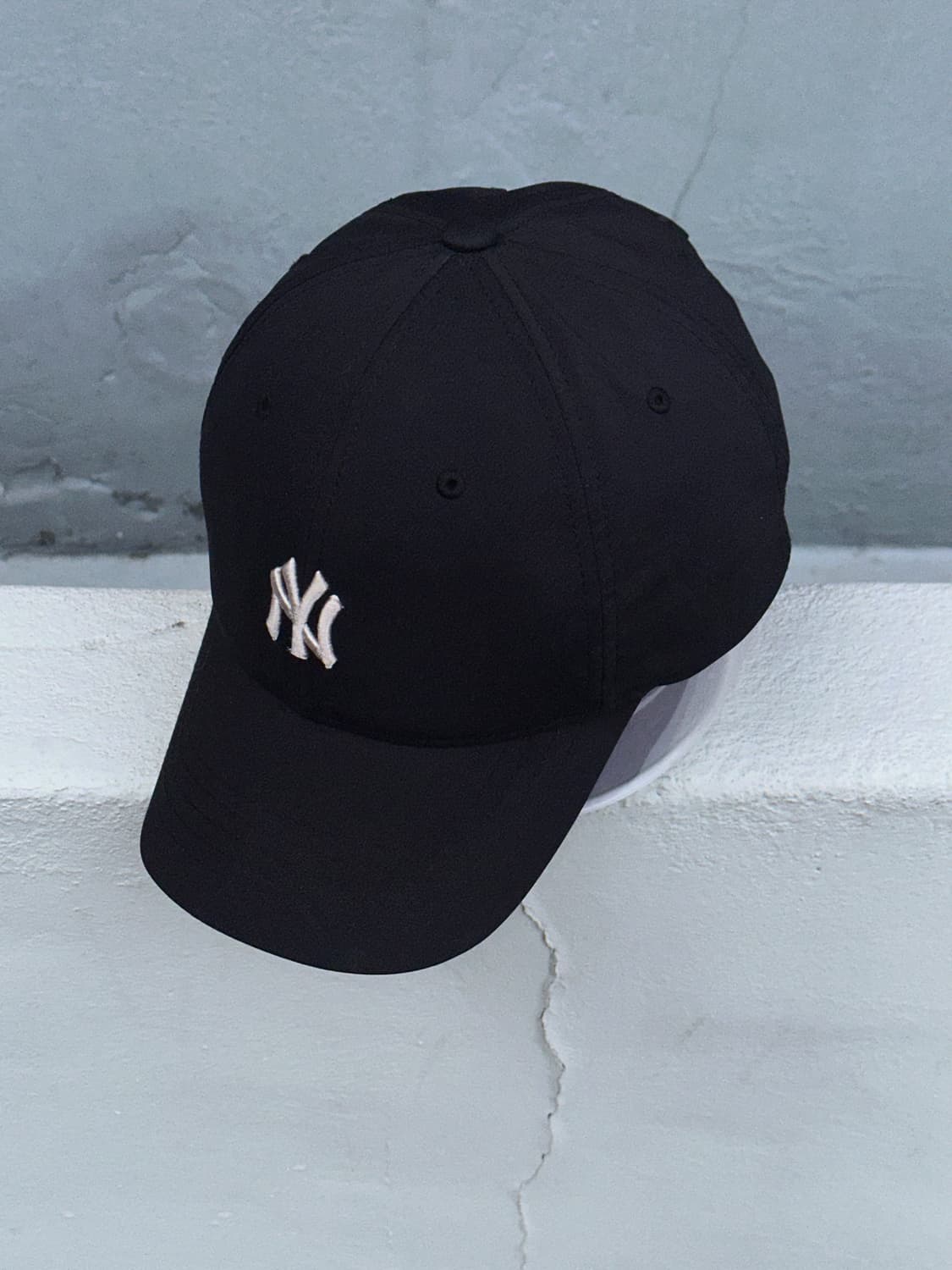 [F] MLB 뉴욕양키스 로고 블랙 볼캡 모자 우븐 상품이미지2