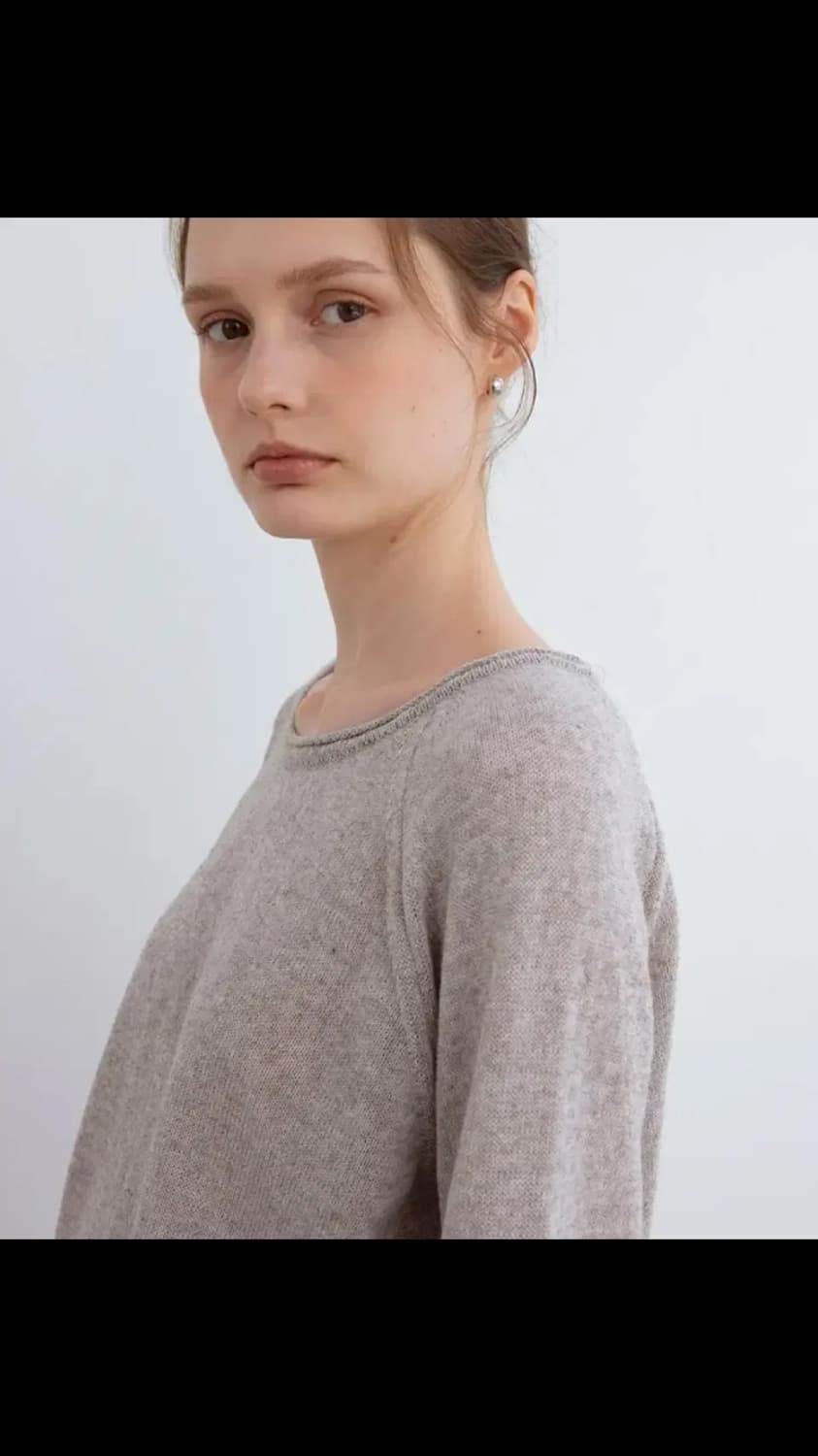공드린 린넨 니트 Haley linen knit (oatmeal) 상품이미지3