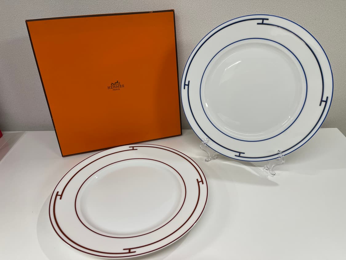 에르메스 리듬 블루 플레이트 1P 세트 HERMES 상품이미지10