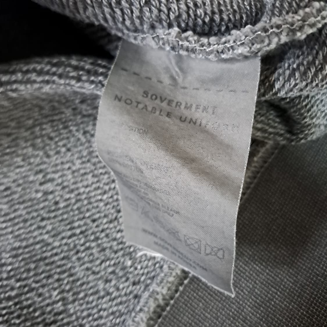 (새상품급 택포) 소버먼트 980g 가먼트 다잉 맨투맨 L B826 상품이미지8