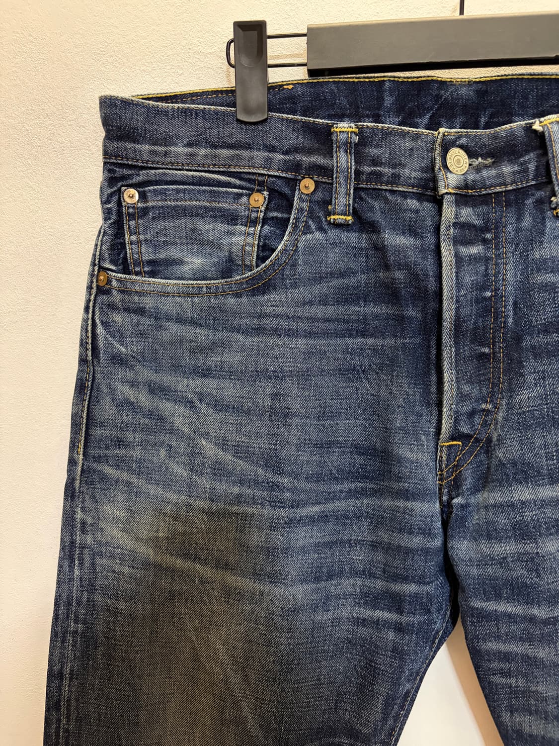 RRL 더블알엘 로우 스트레이트 셀비지 데님 32 상품이미지2