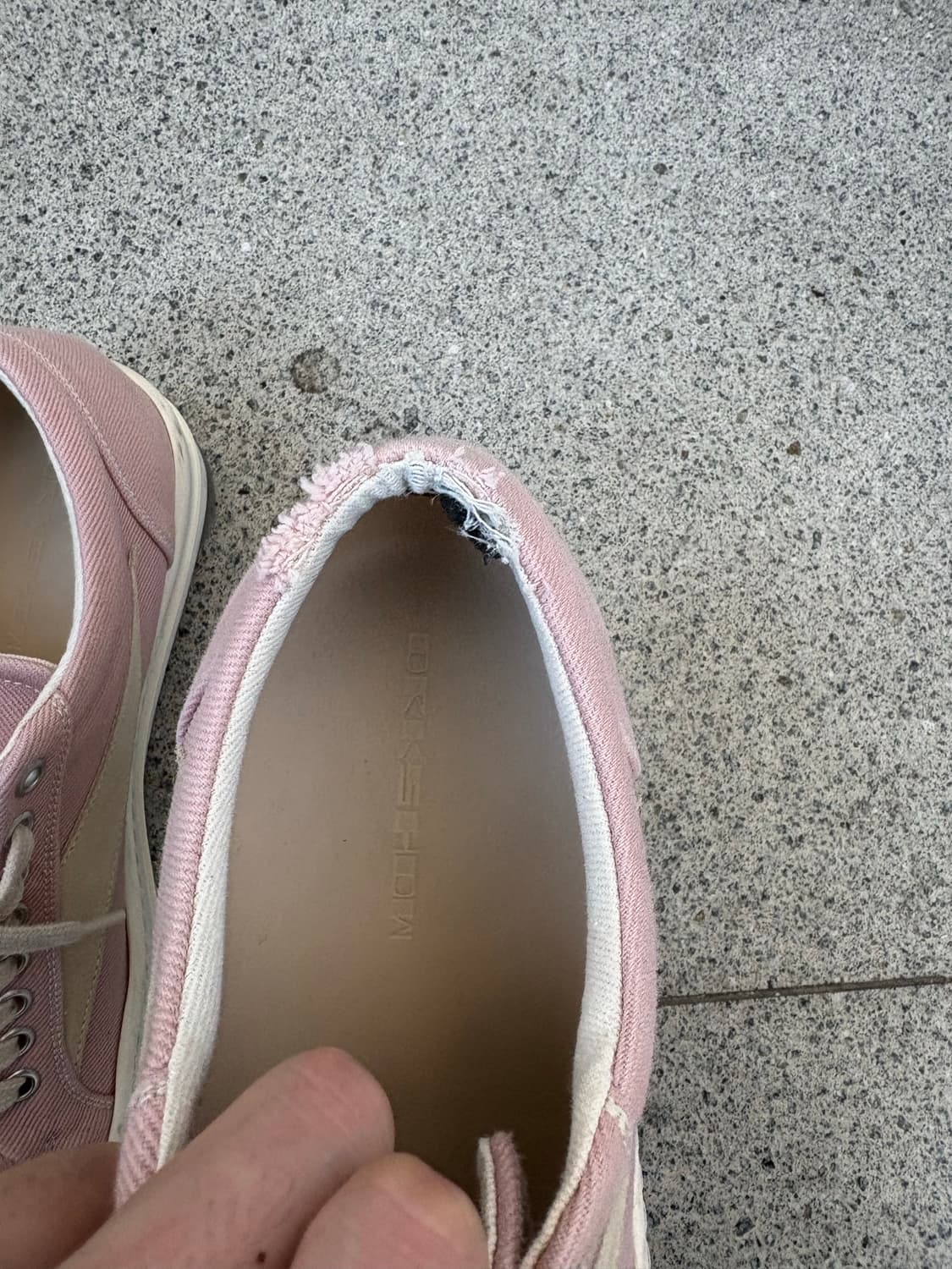 릭오웬스 릭반스 핑크 (43) 상품이미지3