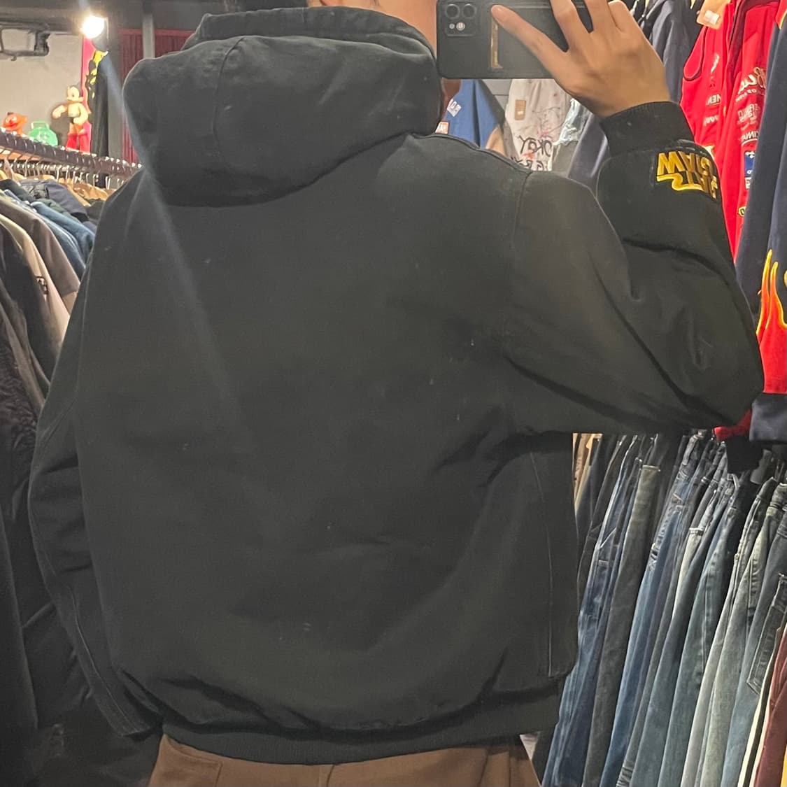 [IM] carhartt 칼하트 오리지널 블랙 후드 액티브자켓 상품이미지5