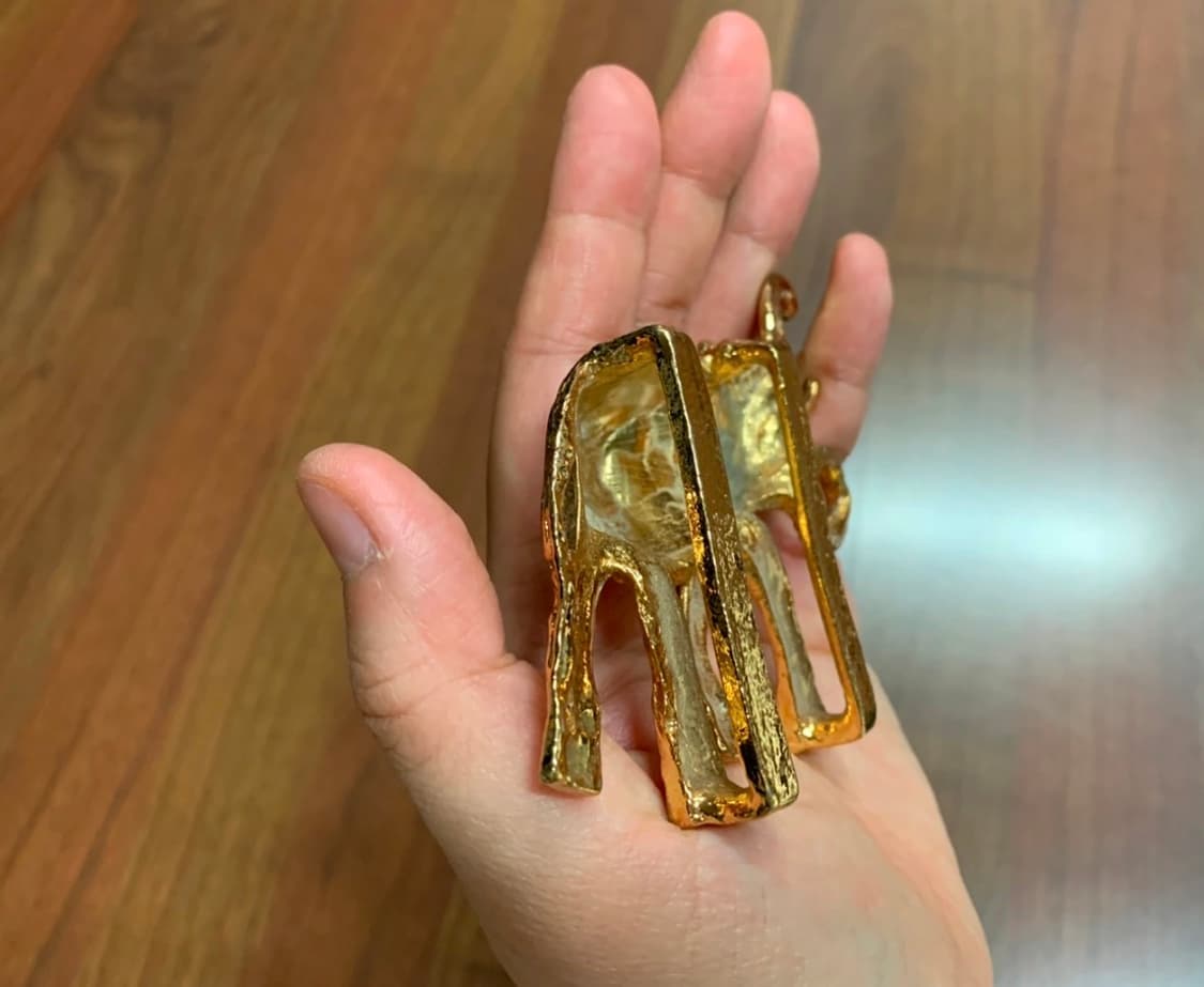 빈티지 코끼리 버클 또는 펜던트 장식 상품이미지5