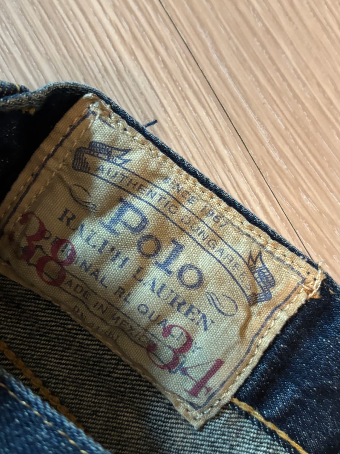 폴로 랄프로렌 에이버릭 슬림 스트레이트 데님 38 상품이미지7