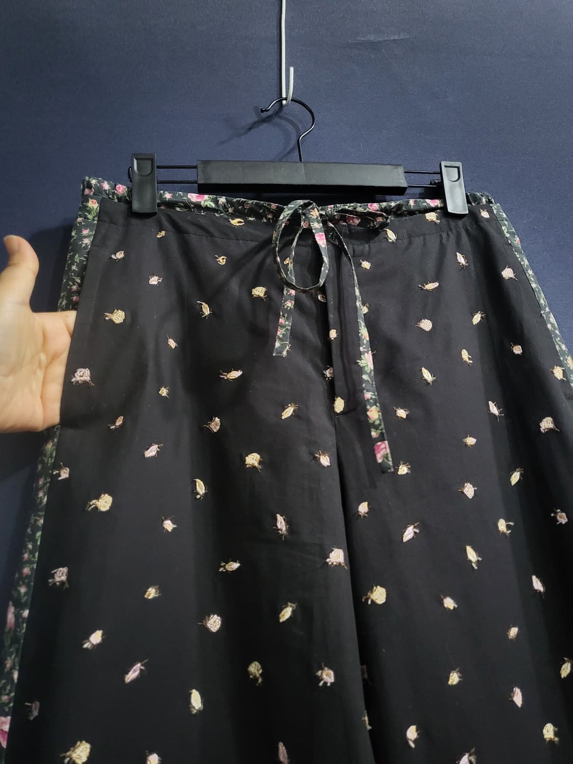 루루로젯토 자수 와이드 팬츠 상품이미지2
