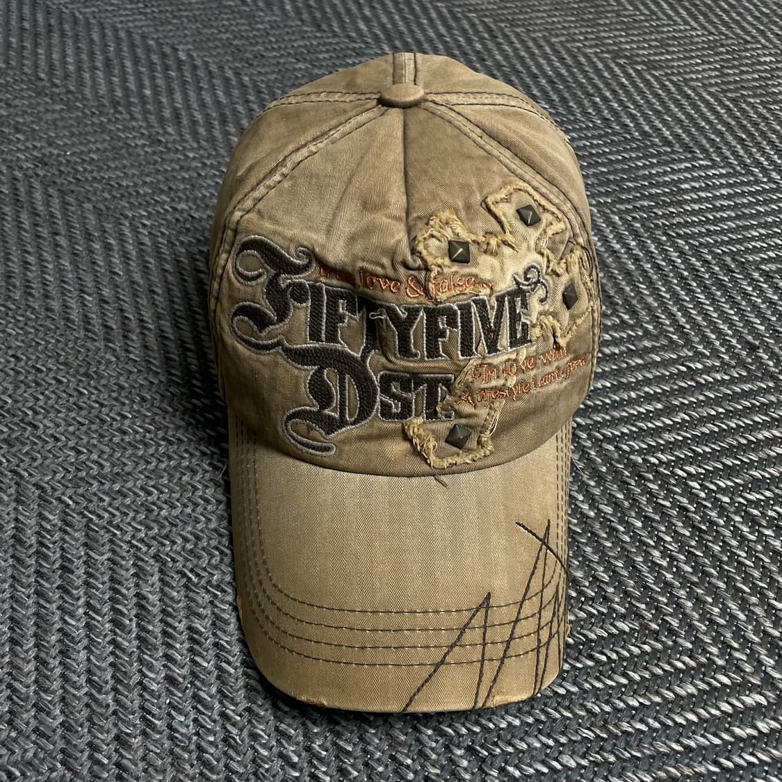 berkeley y2k 패치워크 볼캡 브라운o 5137 상품이미지1