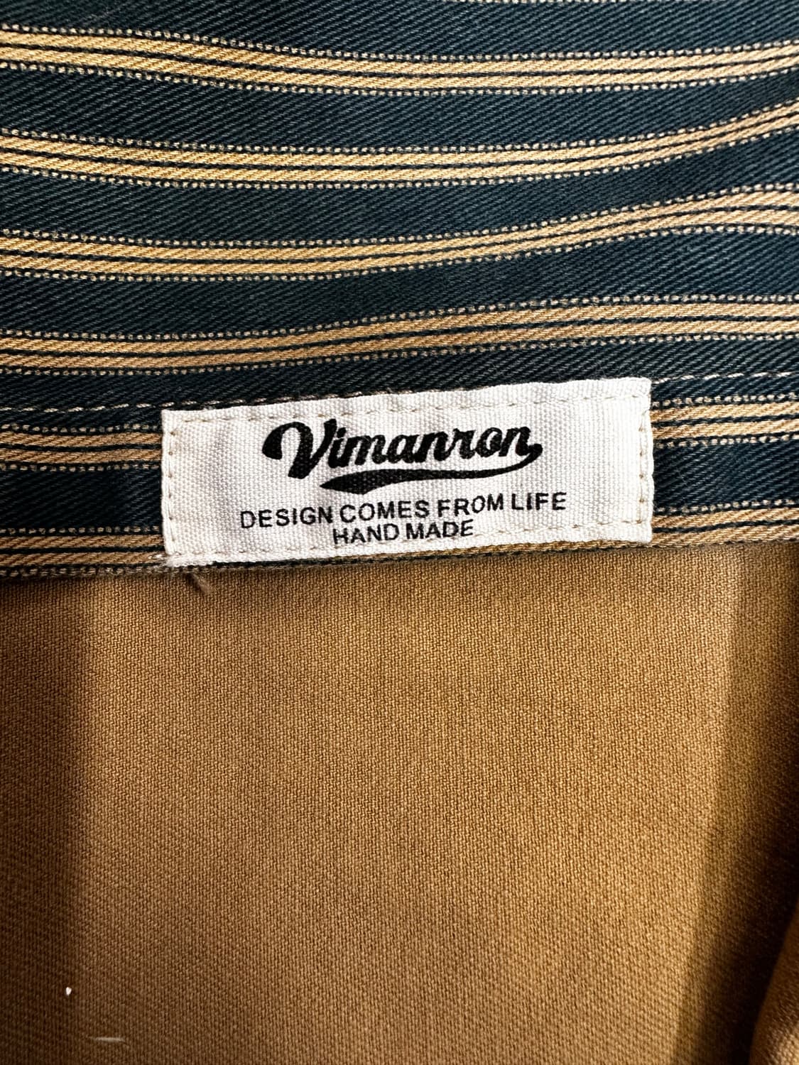 Vimanron 스트라이프 워크 셔츠 상품이미지4