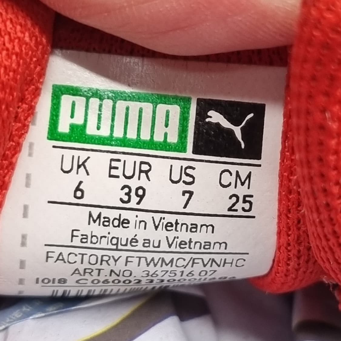 푸마 썬더 스펙트라 운동화250 상품이미지6