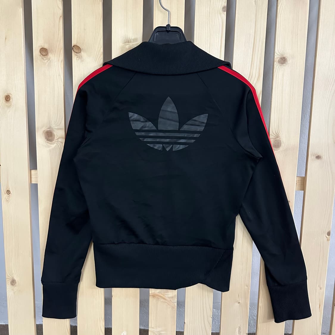 (S) 아디다스 스페인 블랙 로즈 장미 자수 트랙탑 져지 상품이미지2