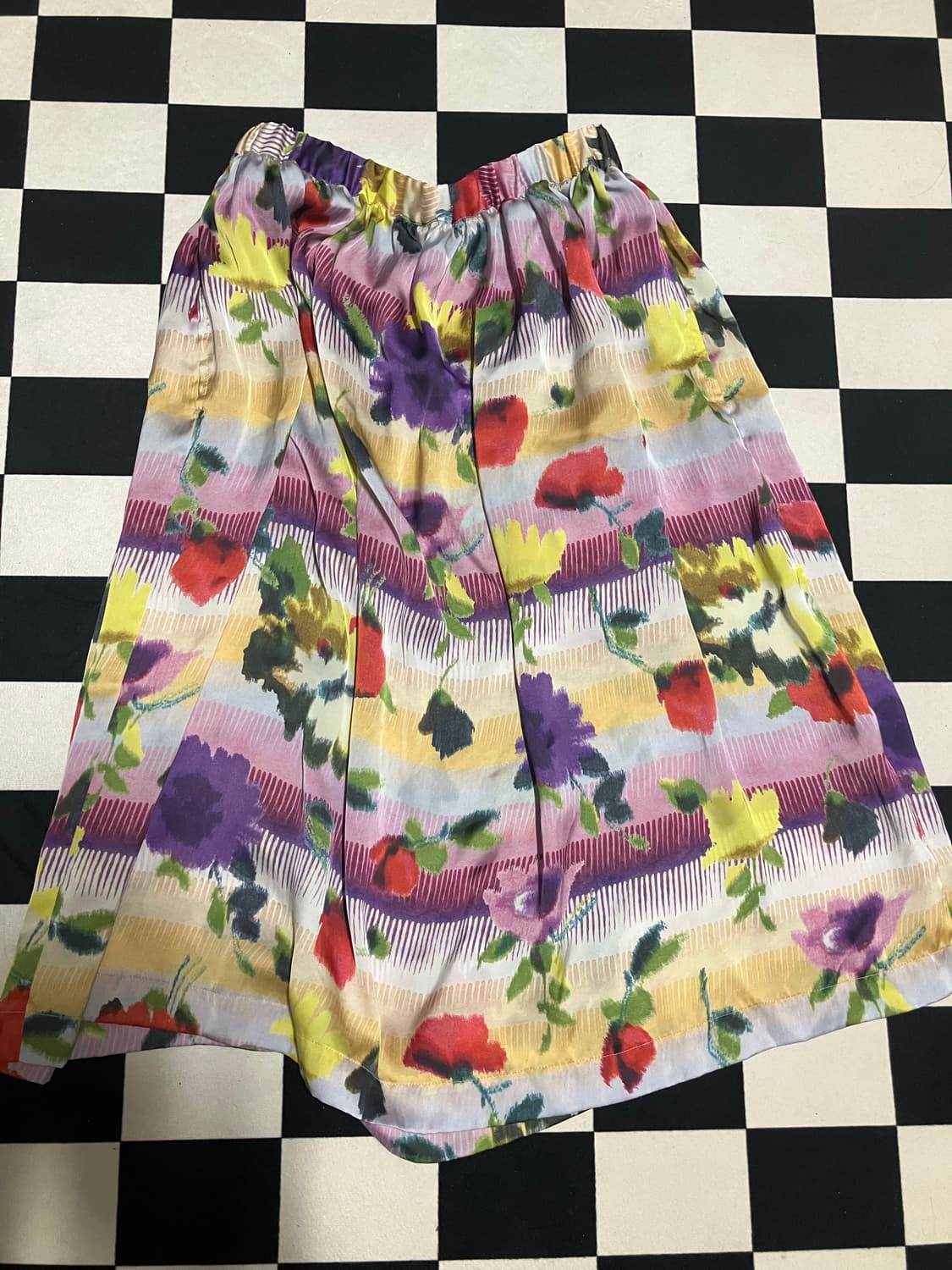 Comme des garcons 플로랄 스커트 상품이미지1