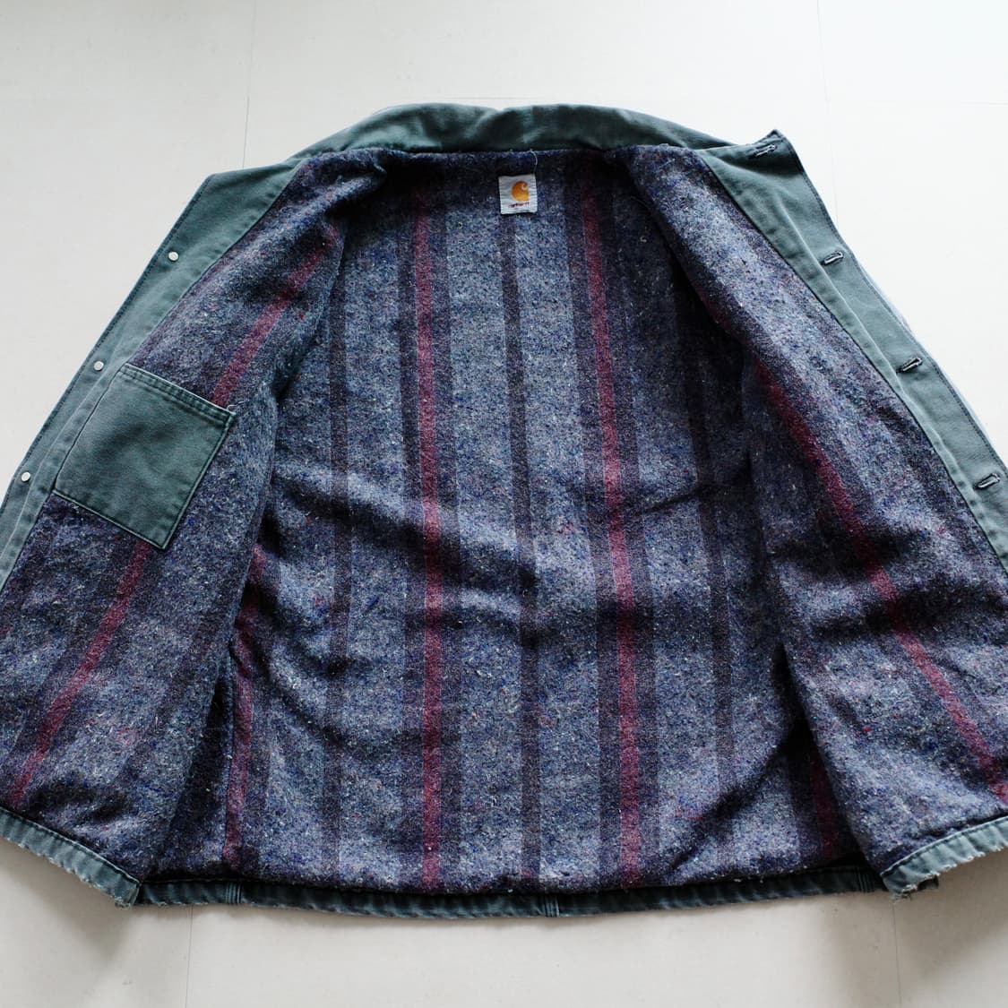 레어 90s 칼하트 초어 자켓 헌터그린 MADE IN USA [XL] 상품이미지6