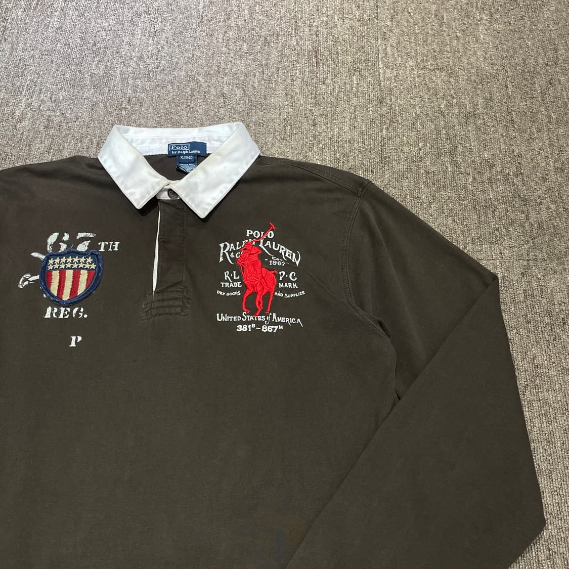 (XL) POLO 폴로 랄프로렌 카라 럭비티 빅포니 상품이미지5