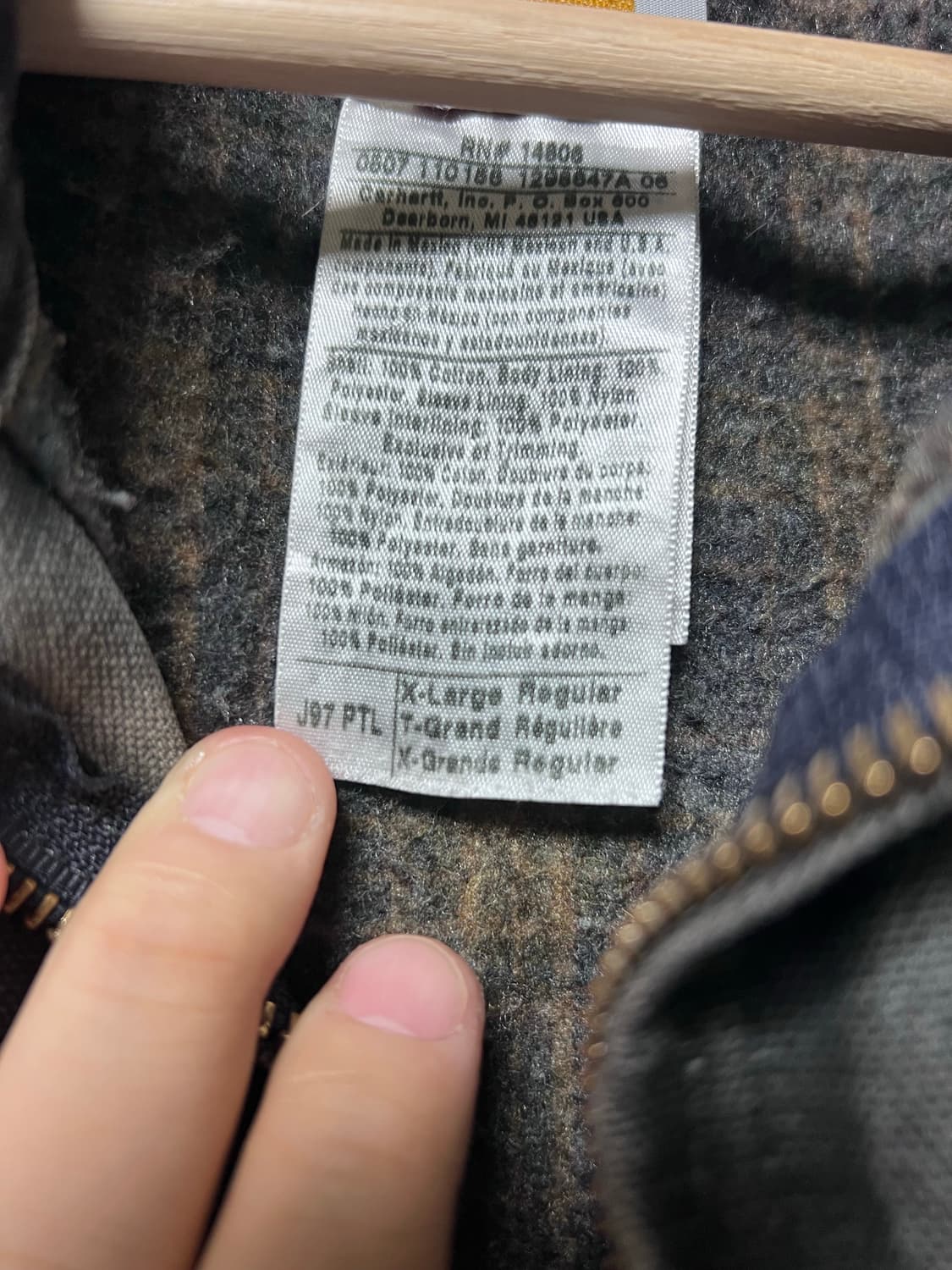 [XL] 칼하트 디트로이트 J97 PTL 상품이미지5