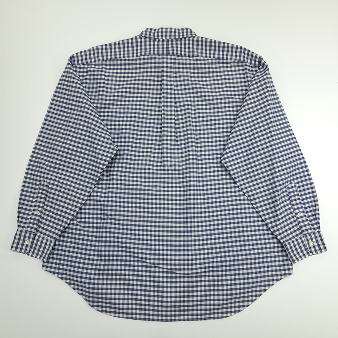 CN716 XL 폴로 랄프로렌 빅셔츠 네이비 깅엄체크 긴팔 셔츠 남방 상품이미지7
