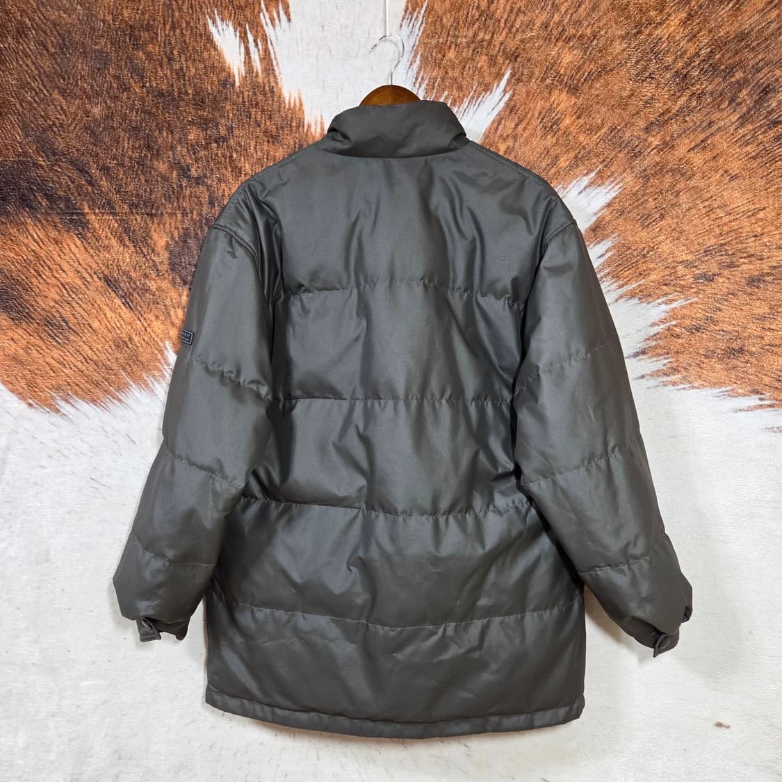 갤럭시 리버시블 블랙 구스다운 패딩 점퍼 상품이미지4