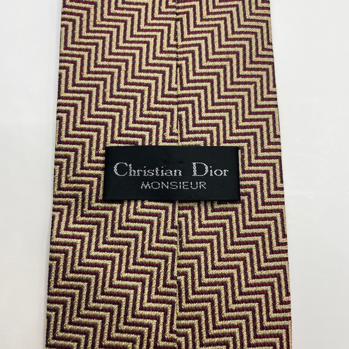 389) (Christian DIOR) 크리스찬 디올 패턴 넥타이 상품이미지5