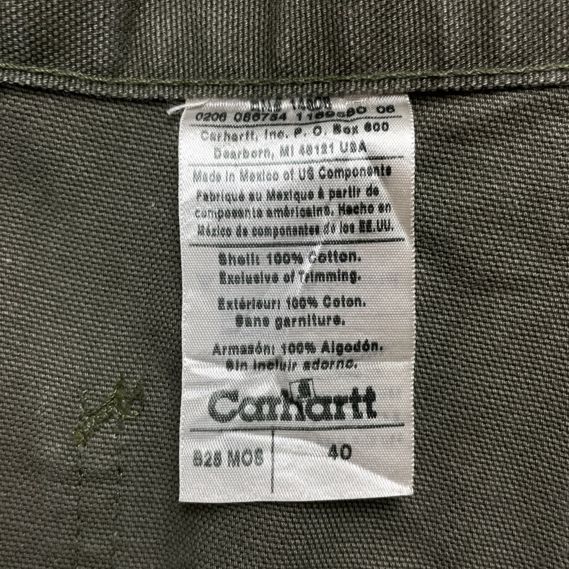CARHARTT 00s 칼하트B25 카펜터 워크 하프팬츠 A01203 상품이미지9